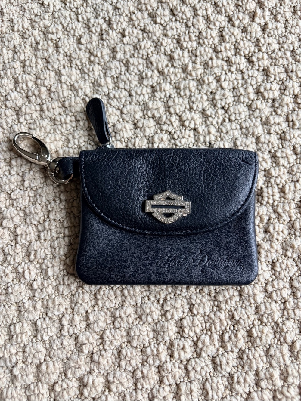 Harley-Davidson Genuine Leather Coin/Card Pouch